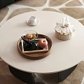 Round coffee table 3d model