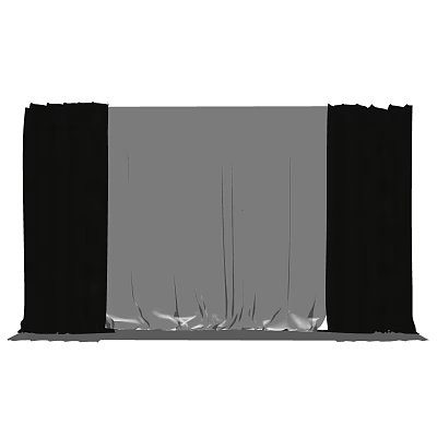 Modern Curtains 3d model Modern Curtains 3d model