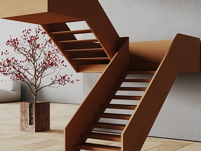 Modern Stairs 3d model