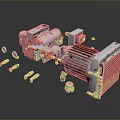 Engine Racing Engine Racing Engine Car Engine Car Engine Modern Vehicle 3d model