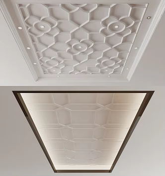 Modern Ceiling 3d model