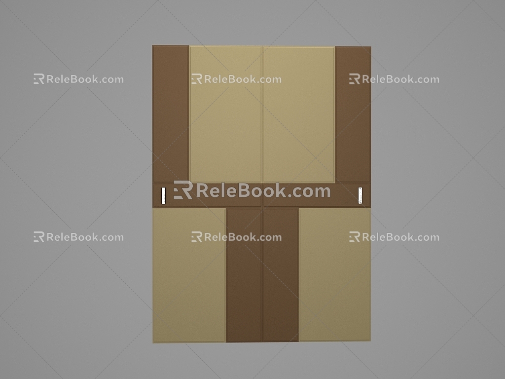 Wardrobe door panel Wardrobe door 3d model