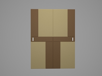 Wardrobe door panel Wardrobe door 3d model