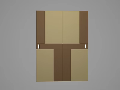 Wardrobe door panel Wardrobe door 3d model