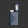 Blue Medical Inhaler Device With White Cap And Portable Respiratory Design