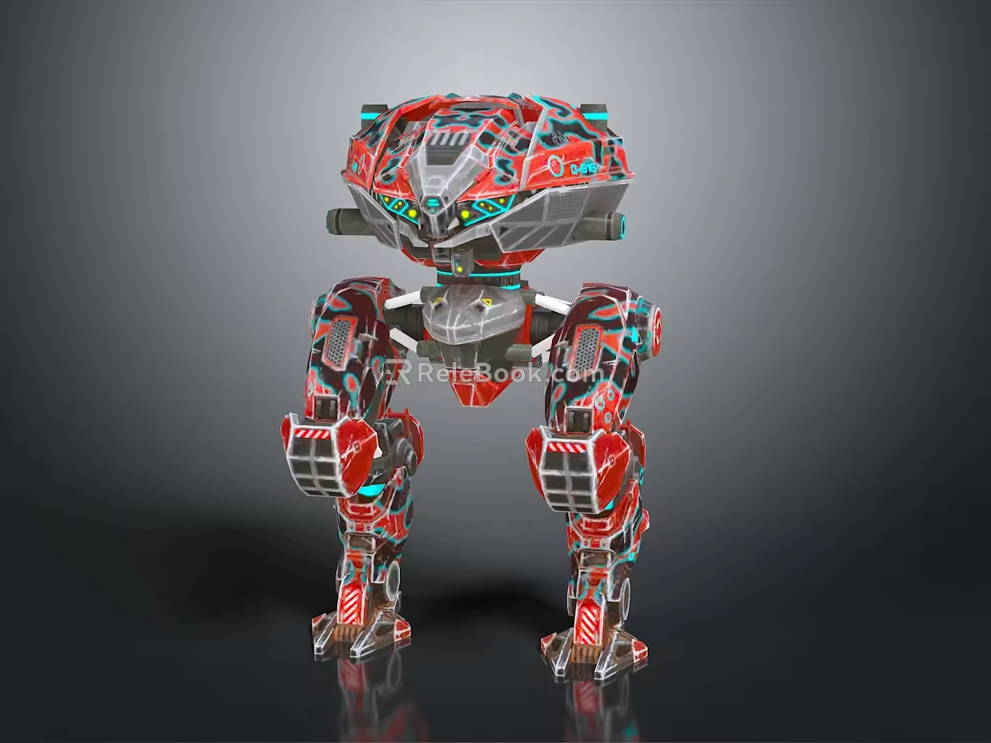 Mech Warrior Mech Soldier Machine Battlearm Mechanical Battlearm Machine Fighter Robot 3d model
