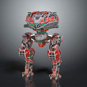 Mech Warrior Mech Soldier Machine Battlearm Mechanical Battlearm Machine Fighter Robot 3d model