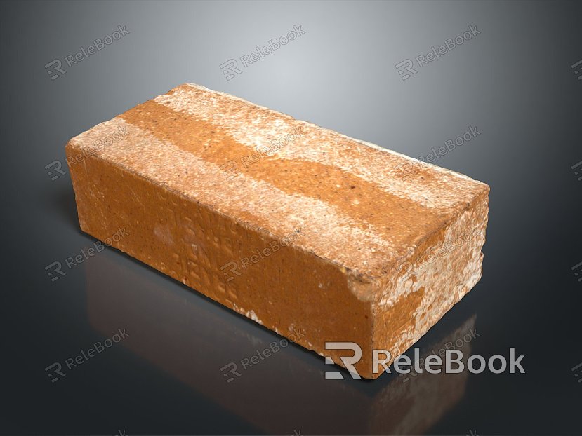 brick brick red brick building materials old brick building materials model