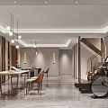 Modern Entertainment Room Interior With Fitness Equipment And Relaxation Seating Area