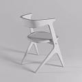 Modern Wooden Leisure Chairs With Curved Armrests And Crossed Legs Light Wood Tone