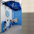 Science and Technology Book Bar Science and Technology Reading Corner 3d model