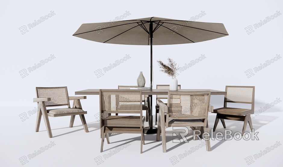 Quiet outdoor tables and chairs Outdoor leisure tables and chairs model