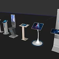 Modern Public Facilities Self Service Kiosks With Interactive Touchscreens And Sleek Design