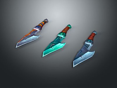 Dagger Sword Knife Bayonet 3d model