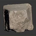 Carved Stone Sculpture Of Standing Human Figure With Square Pedestal And Detailed Design