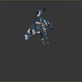 Modern Fighter Next Generation Aircraft 3d model
