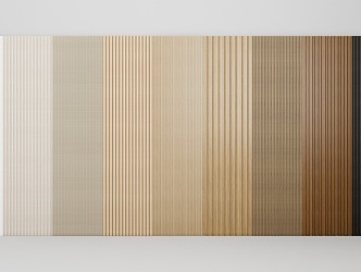 Modern Wall Panel Great Wall Panel Wood Finish 3d model