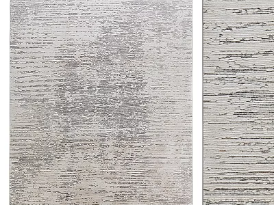 Textured Light Toned Square Rugs For Modern Spaces 3d model