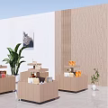 modern shelf 3d model