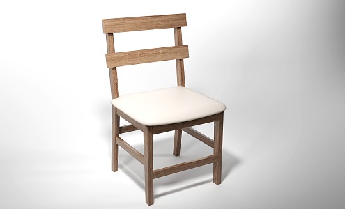 Jane Chinese Restaurant Dining Chair 3d model