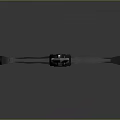 Medieval Weapon Sword Featuring Red Hilt Blue Blade And Cross Guard Design