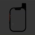 Black Tactical Handheld Weapon Device With Antenna And Control Buttons