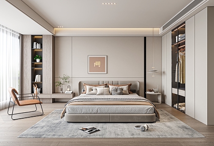 Modern Bedroom 3d model