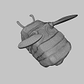 Game Animated Bee Character With Yellow Black Stripes Large Eyes And Wings