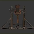 Siege Weapon Siege Vehicle Siege Tower Mobile Tower Mobile Tower Siege Tower Weapon Ancient Weapon 3d model