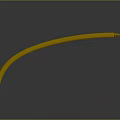 Arched Decorative Fence With Gray And Yellow Intricate Carvings And Scroll Designs