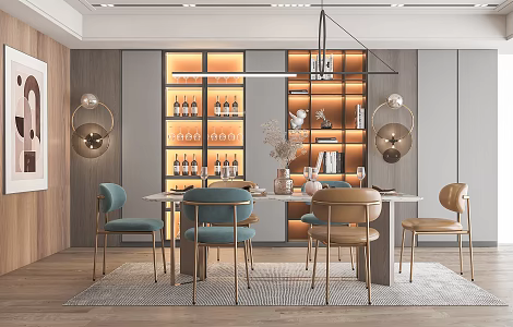 Modern Restaurant 3d model