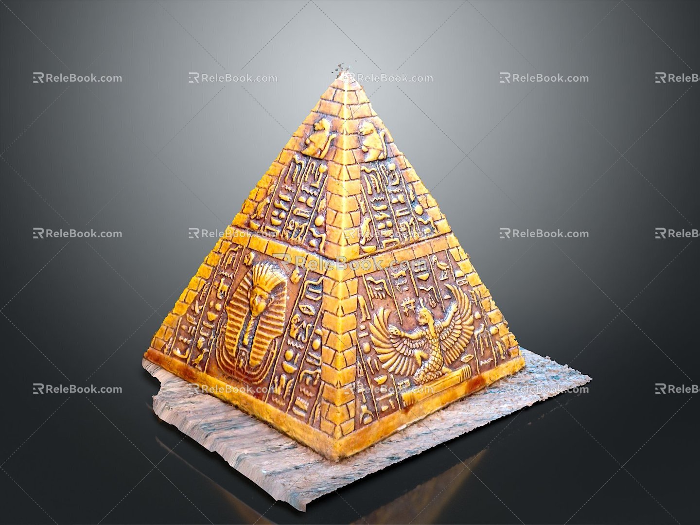 Temple Tower Stone Takatong Tower Pyramid Mayan Pyramid Mayan Stone Tower Totem Tribal Totem 3d model