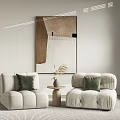 Modern Casual Sofa Combination Single Sofa 3d model