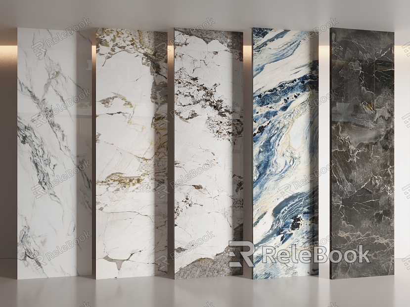 Marble stone tile background wall model