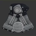 Mechanical Game Movie Character With Metallic Armored Design And 3D Mechanical Features