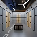 Spacious Modern Gym Interior With Fitness Equipment And Wooden Floor