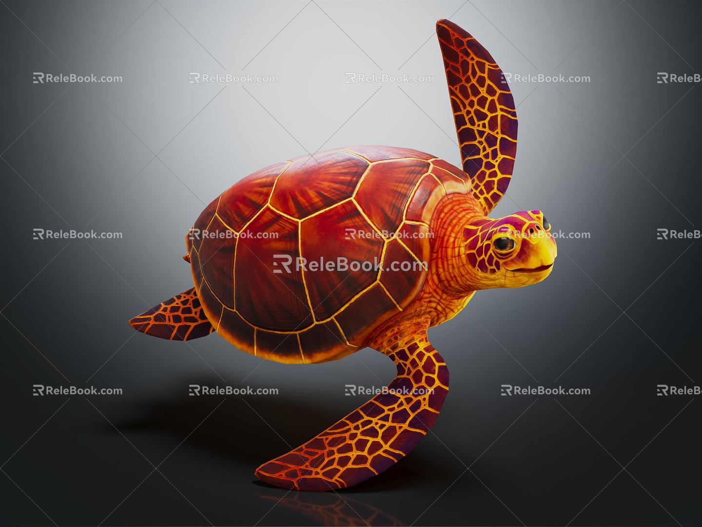 Modern Turtle Turtle 3d model