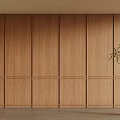 Middle ancient background wall 3d model