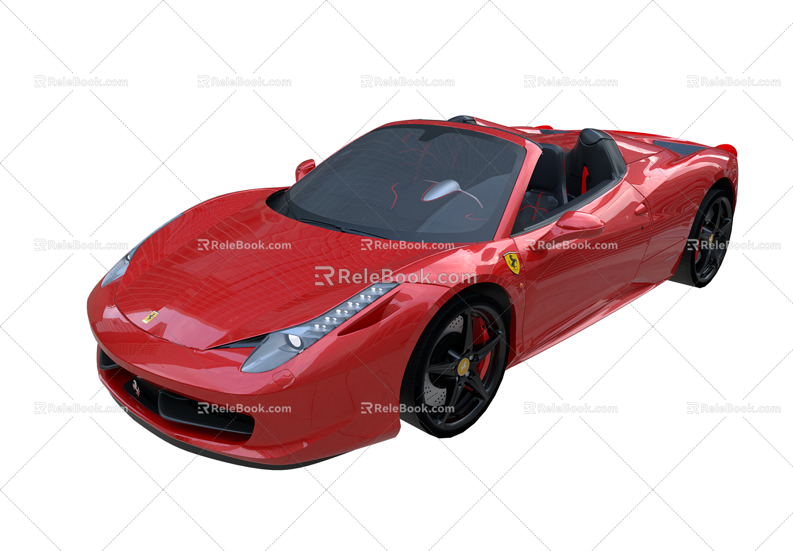 Hyundai sports car Ferrari 3d model