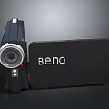 BenQ Handheld Black Camcorder With HD Lens And Sleek Portable Design