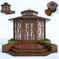 New Chinese Pavilion 3d model