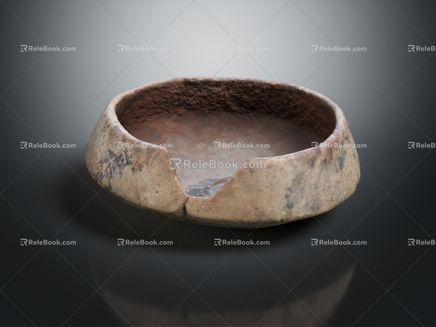 Modern ceramic ware clay pottery clay pottery 3d model