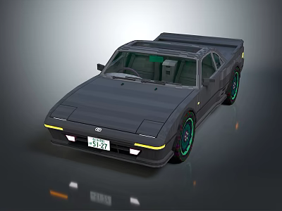 Hyundai sports car Toyota sports car 3d model Hyundai sports car Toyota sports car 3d model