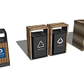 High Quality Classified Trash Bins Collection For Public Facilities With Diverse Styles