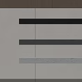 Three Modern Bar Design Wall Lights in Black Gray White Hanging on White Wall
