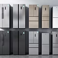 Modern Refrigerators and Freezers in Various Styles Different Colors Modern Design
