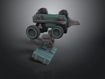 Mechanical Chariot Sci-Fi Vehicle Military Equipment Military Vehicle Military Vehicle Transport Vehicle Game Vehicle 3d model