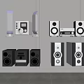 Stylish Modern Audio Speakers With Various Designs And High Quality Sound Systems
