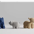 Cute Animal Shaped Stools in Various Colors with Modern Playful Design