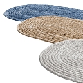 Modern Round Carpet Carpet 3d model